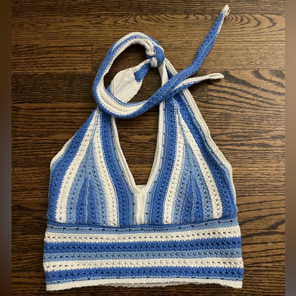 Hollister crochet halter tops